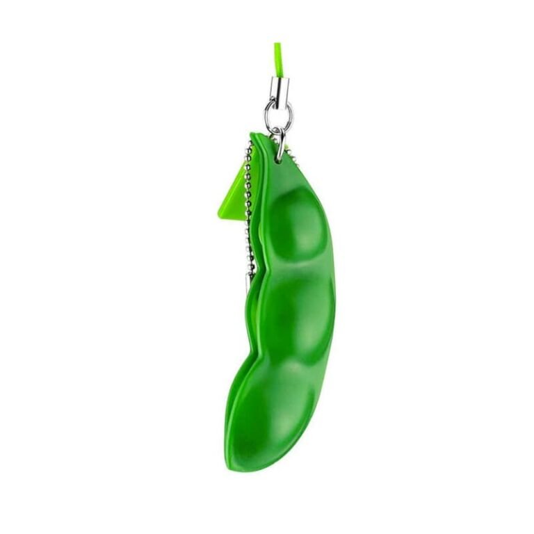Schlüsselanhänger Squishy Erbsen