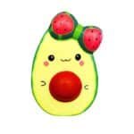 Squishy Avocado Kawaii