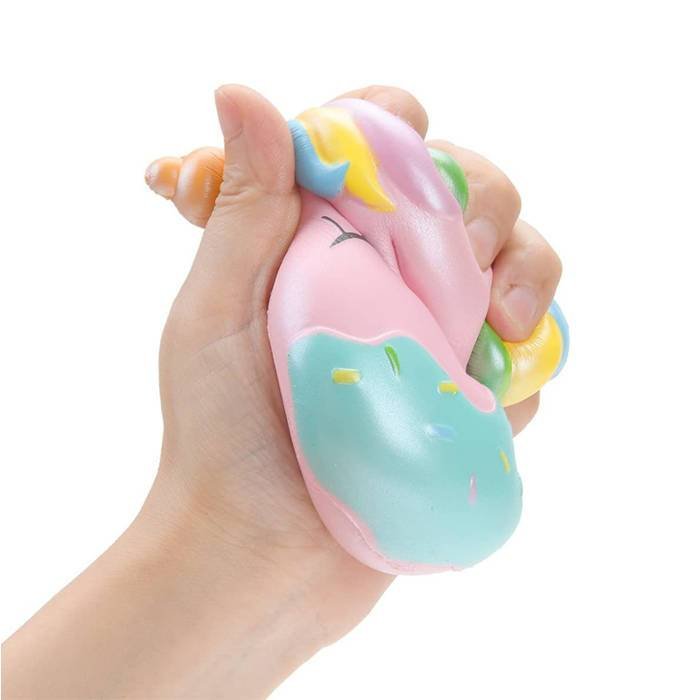 Squishy Einhorn Donut-2 Squishy Einhorn Donut