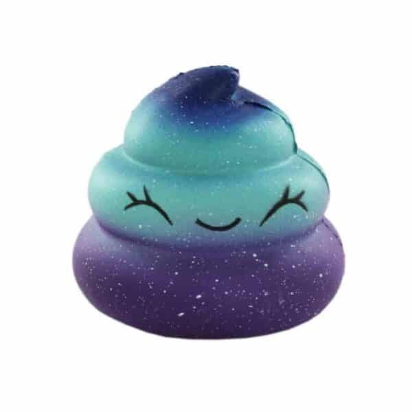 Squishy Kacke Galaxy Blau