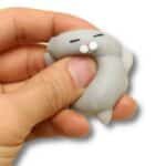 Squishy Mochi Grau Katze