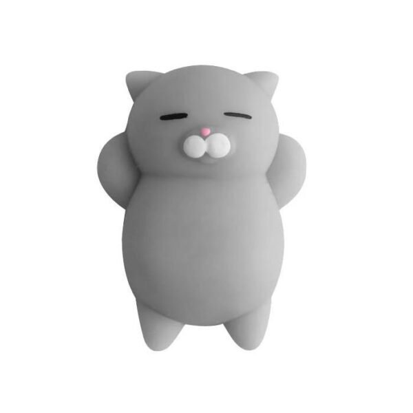 Squishy Mochi Grau Katze