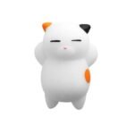 Squishy Mochi Katze Weiß