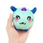 Squishy Squeezamals Grüner Katze