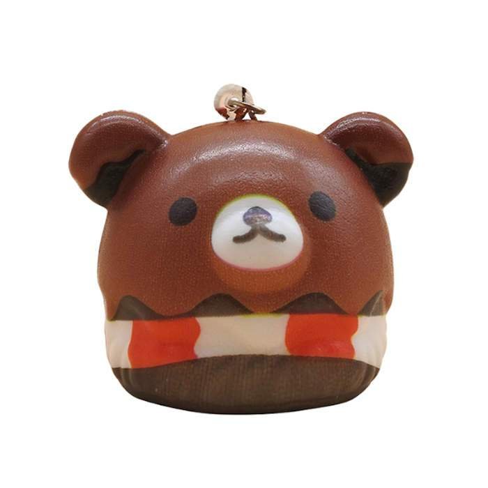 Squishy Tête Ours (Couleur: Marron)