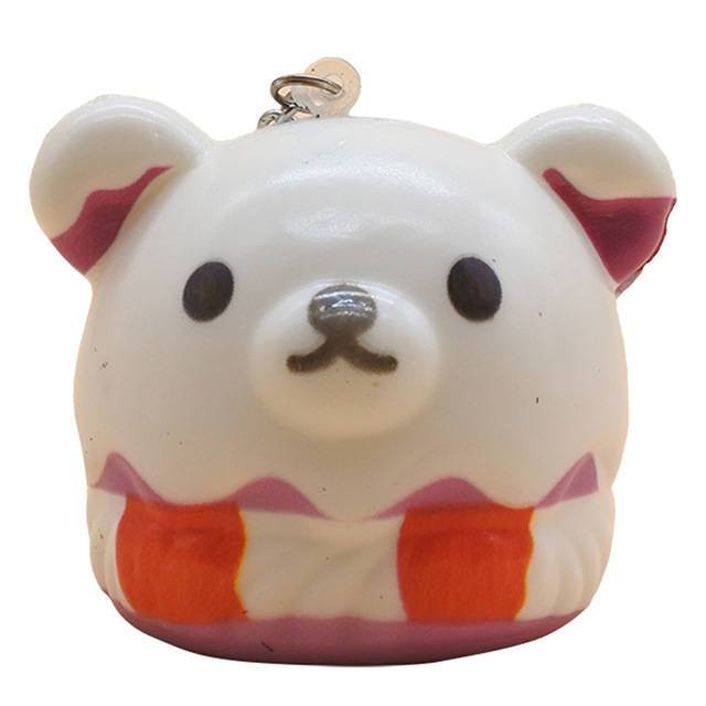 Squishy Tête Ours (Couleur: Blanc)