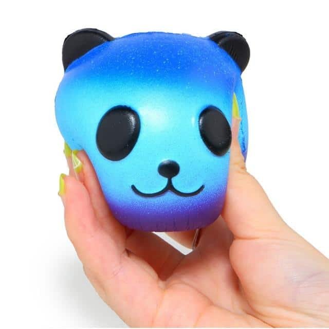 Squishy Tête de Panda Galaxy (Couleur: Bleu)