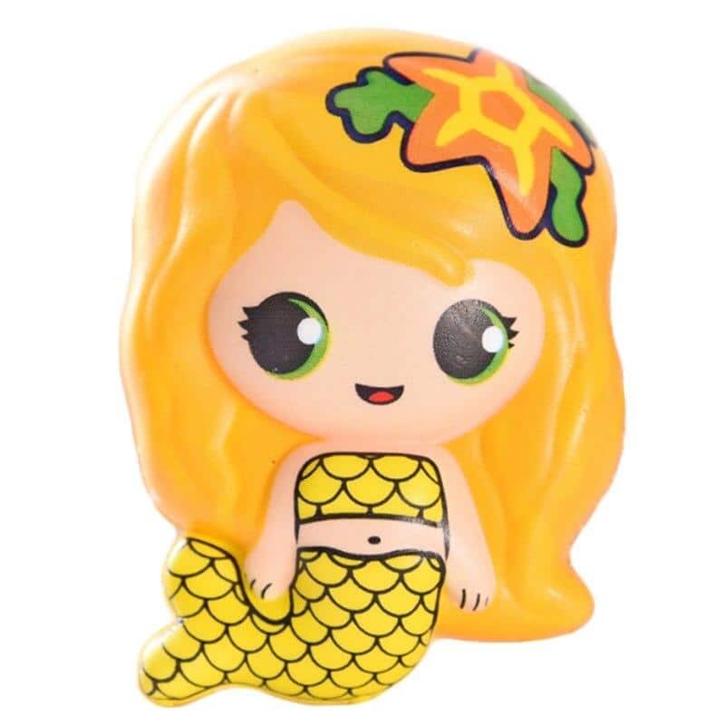 Squishy Sirène (Couleur: Jaune)