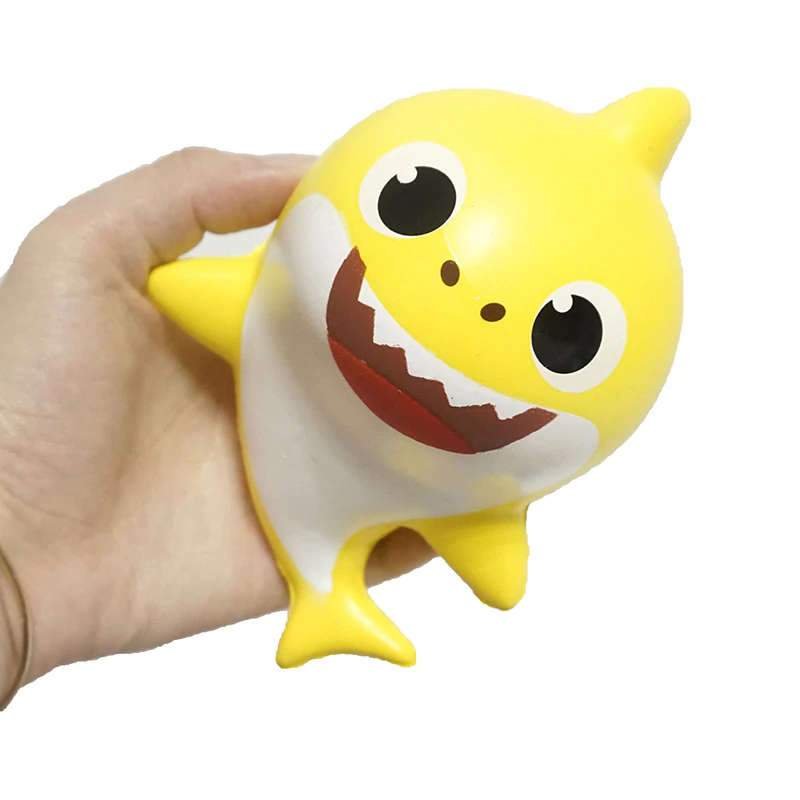 Squishy Requin (Couleur: Jaune)