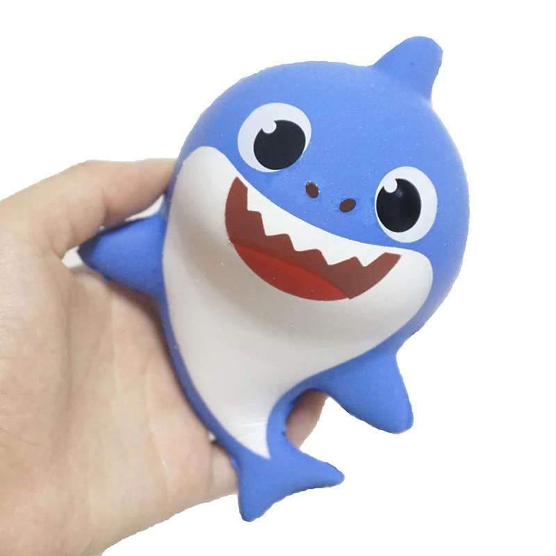 Squishy Requin (Couleur: Bleu)