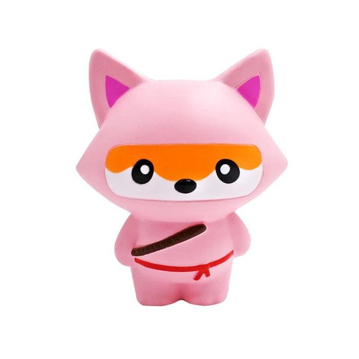 Squishy Renard Ninja (Couleur: Rose)