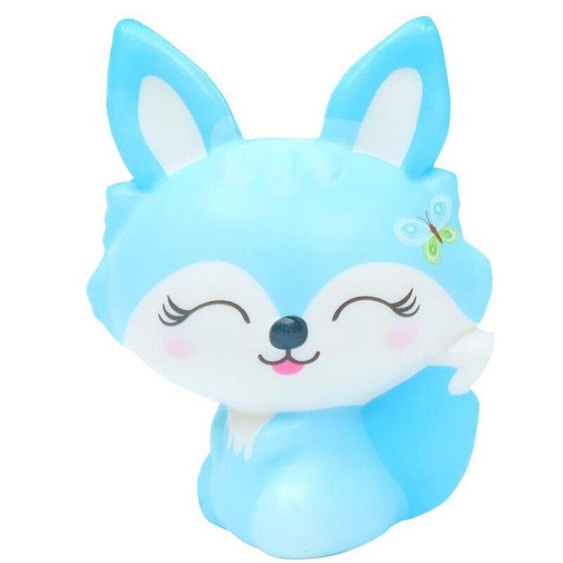Squishy Renard (Couleur: Bleu)
