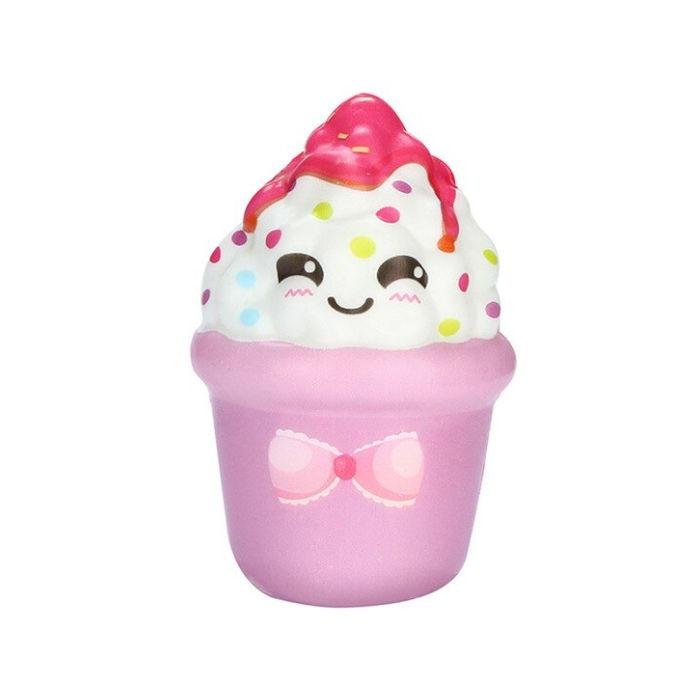Squishy Pot de Glace (Couleur: Rose)