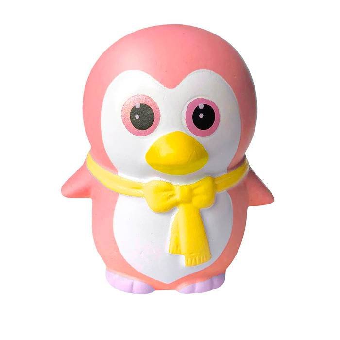 Squishy Pingouin Kawaii (Couleur: Rose)