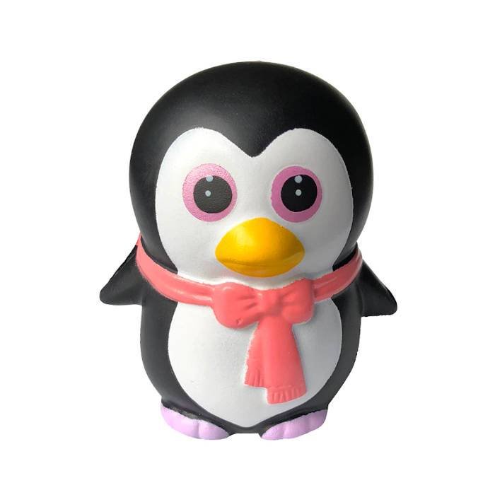 Squishy Pingouin Kawaii (Couleur: Noir)