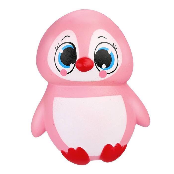 Squishy Pingouin (Couleur: Rose)