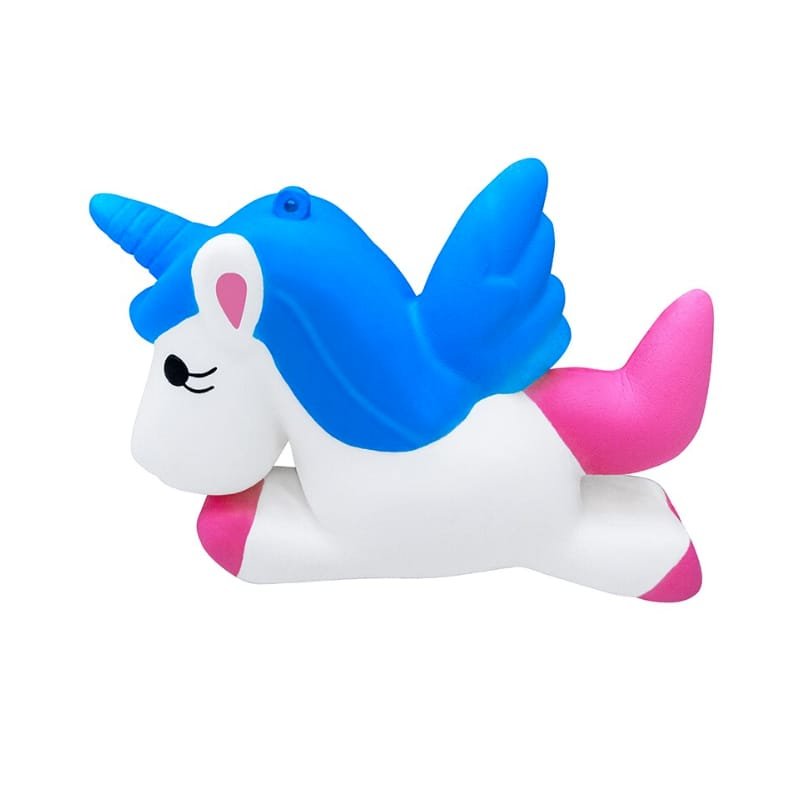 Squishy Licorne Volante (Couleur: Bleu)