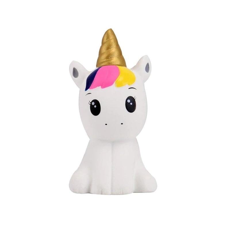 Squishy Kawaii Licorne (Couleur: Corne dorée)