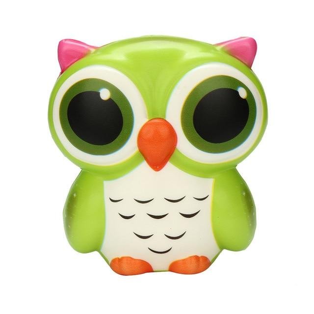 Squishy Hibou (Couleur: Vert)