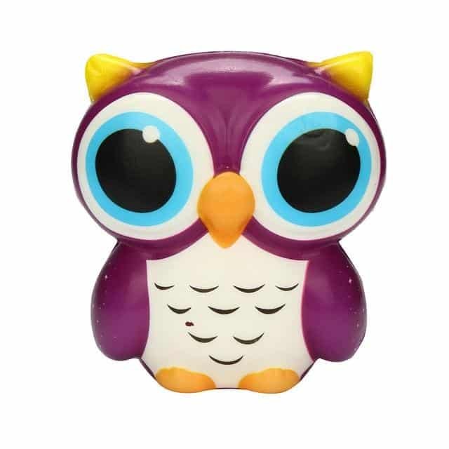 Squishy Hibou (Couleur: Violet)