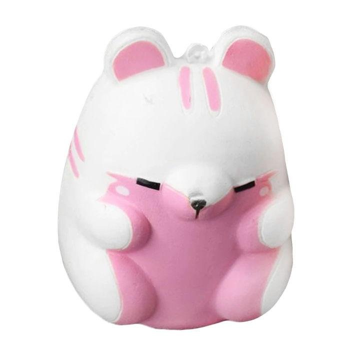 Squishy Hamster Kawaii (Couleur: Blanc)