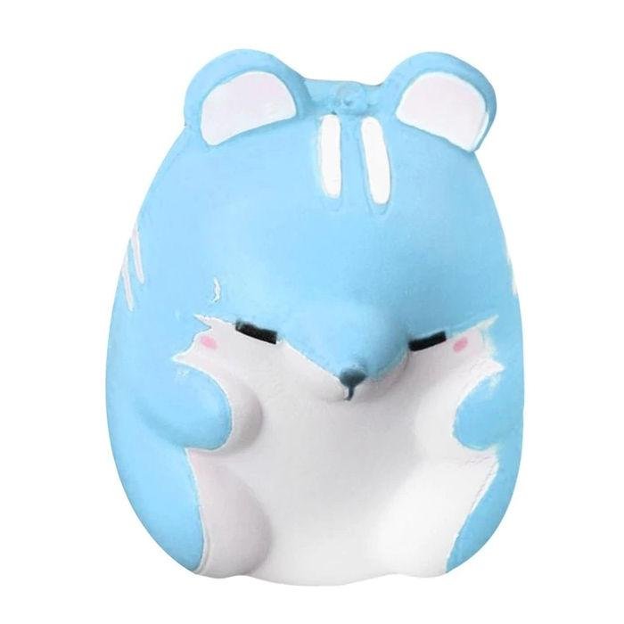 Squishy Hamster Kawaii (Couleur: Bleu)