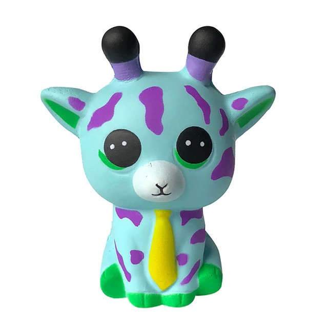 Squishy Girafe (Couleur: Bleu)