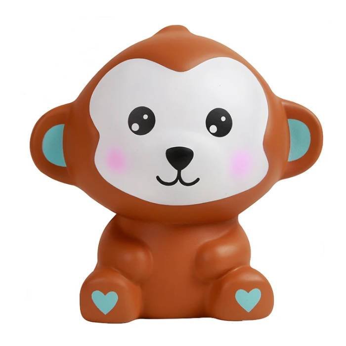 Squishy Géant Singe (Couleur: Marron)