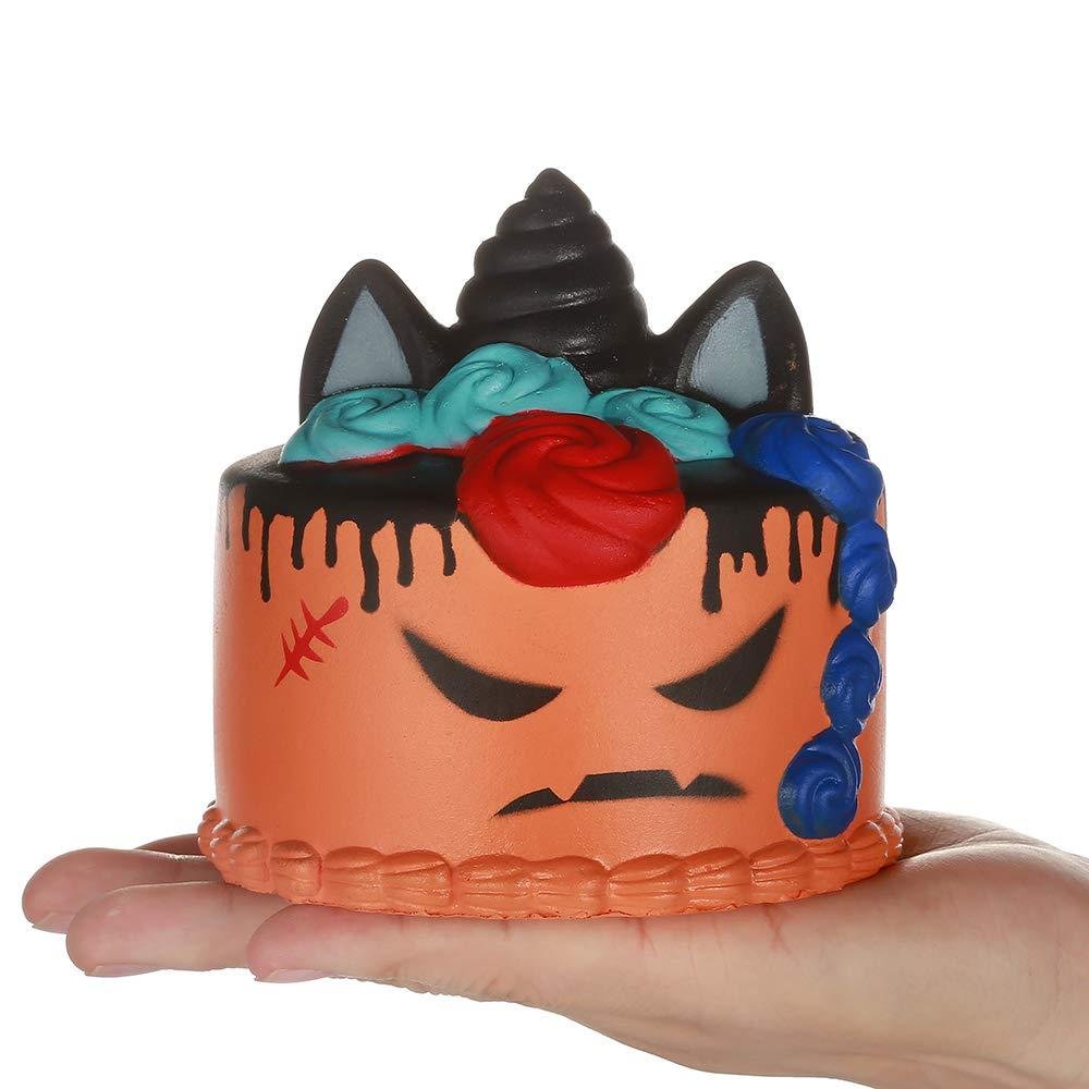 Squishy Gâteau Halloween (Couleur: Orange)