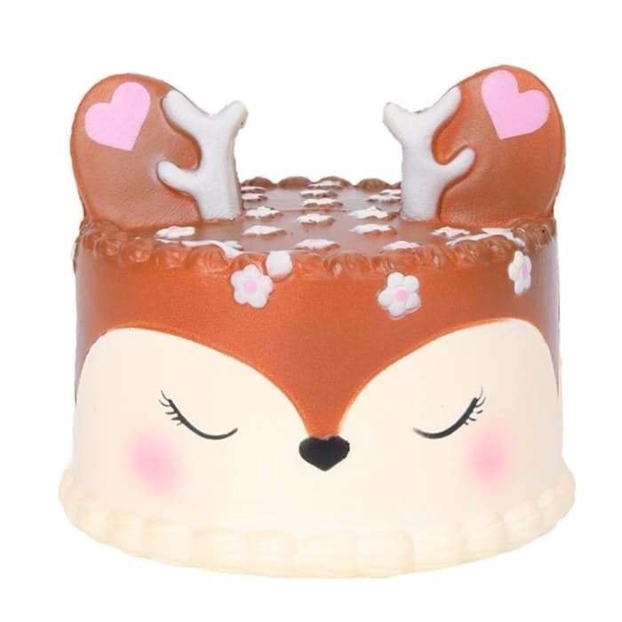Squishy Gâteau Cerf (Couleur: Marron)