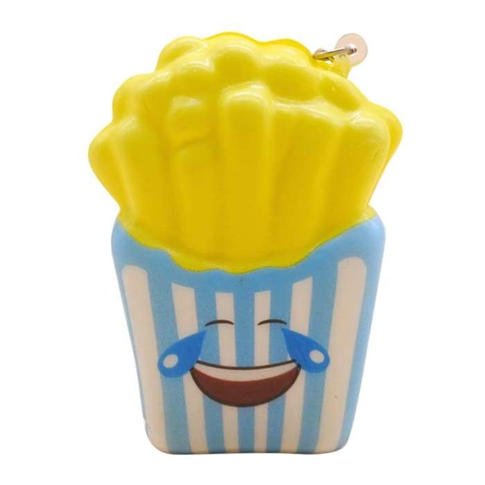 Squishy Frite Kawaii (Couleur: Bleu)