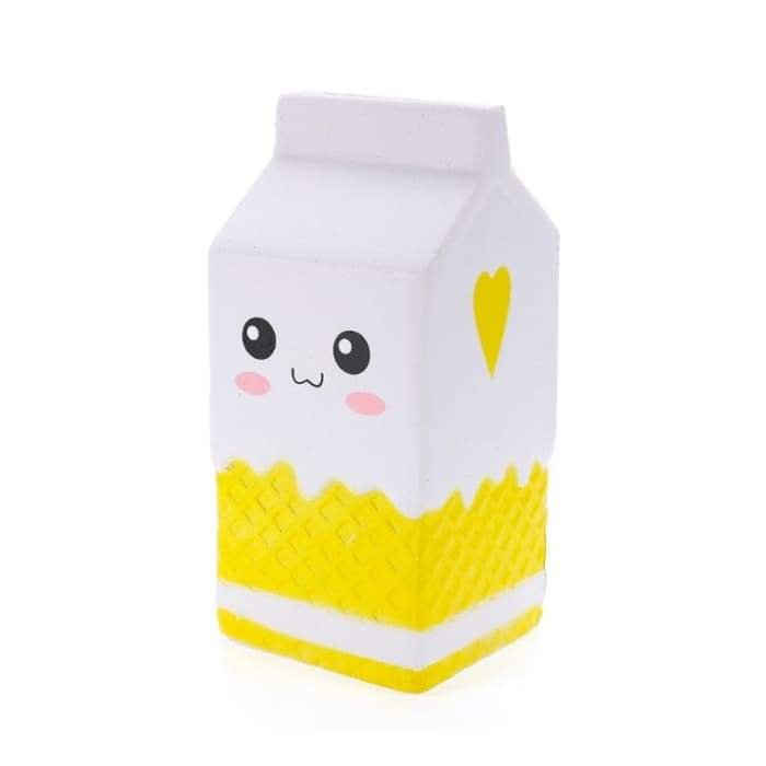 Squishy Brique de Lait (Couleur: Jaune)