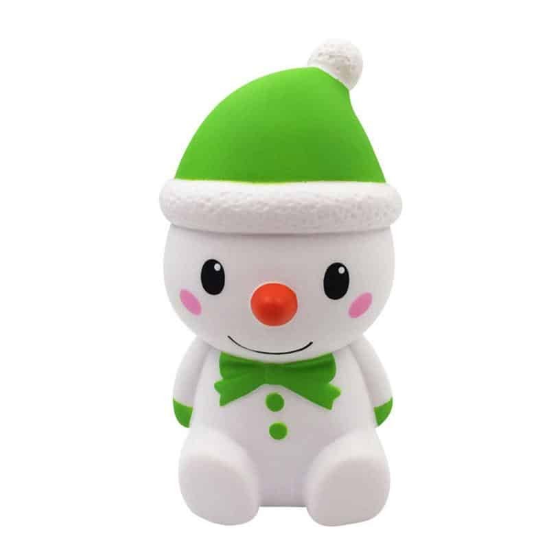 Squishy Bonhomme de Neige (Couleur: Vert)