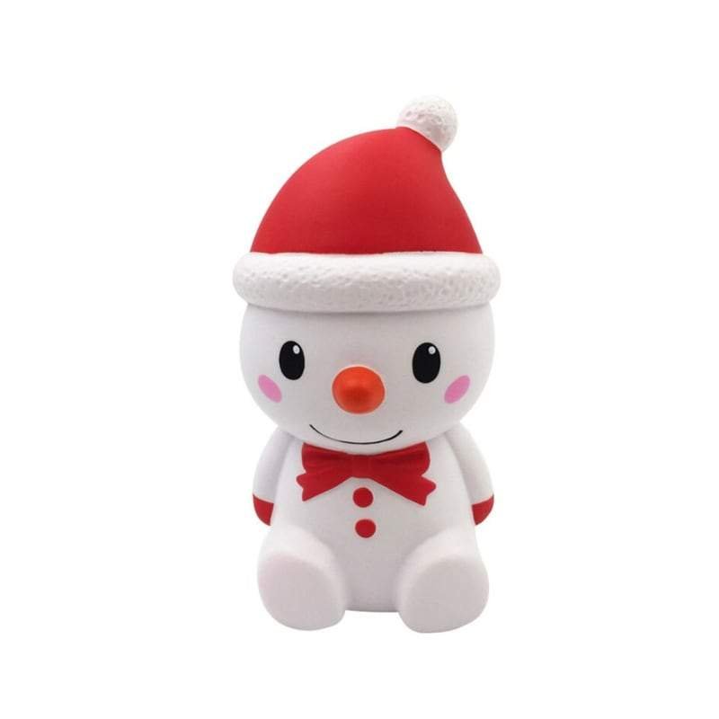 Squishy Bonhomme de Neige (Couleur: Rouge)