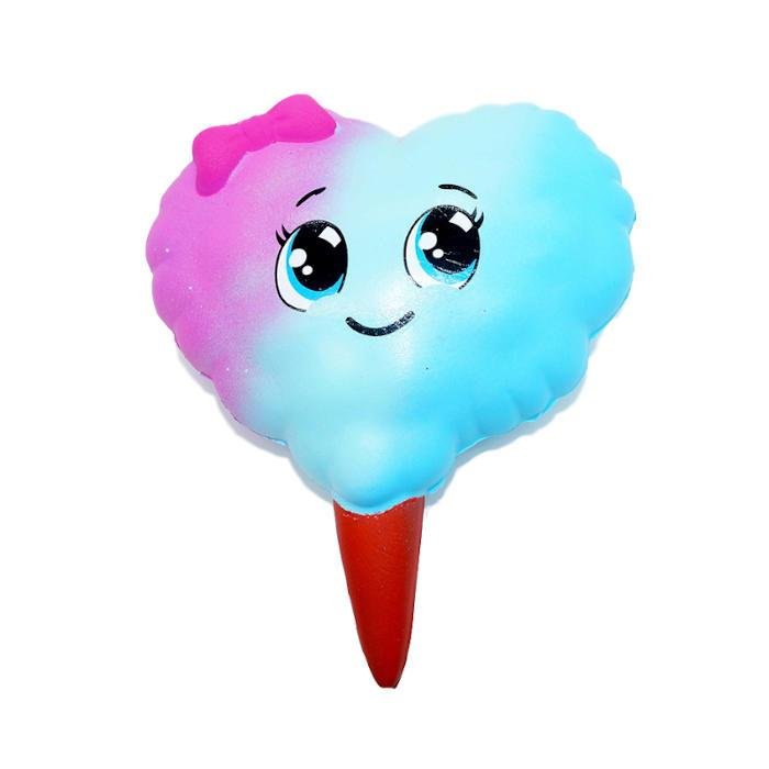 Squishy Barbe à Papa (Couleurs: Bleu)
