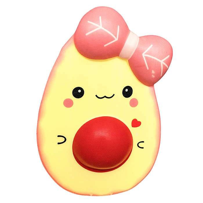 Squishy Avocat Kawaii (Couleur: Rose)